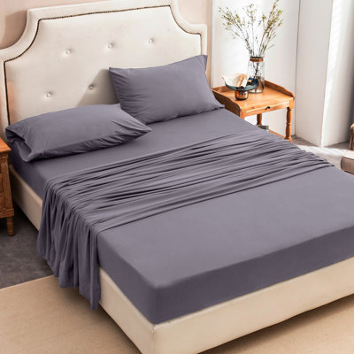 100% coton t-shirt ultra doux, confortable et respirant pour matelas jusqu'à 20 po de poche extra profonde