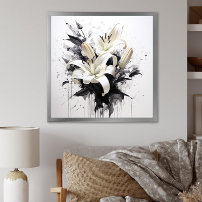 Blanc et bleu pur lis Charm II