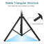 DJ Disco Tripod Adjustable Height Speaker Stand