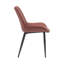 Tan Retro Bucket Style Dining Chair 