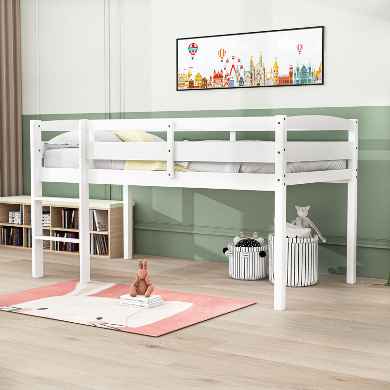Lit mezzanine bas Efi par Harriet Bee, Blanc