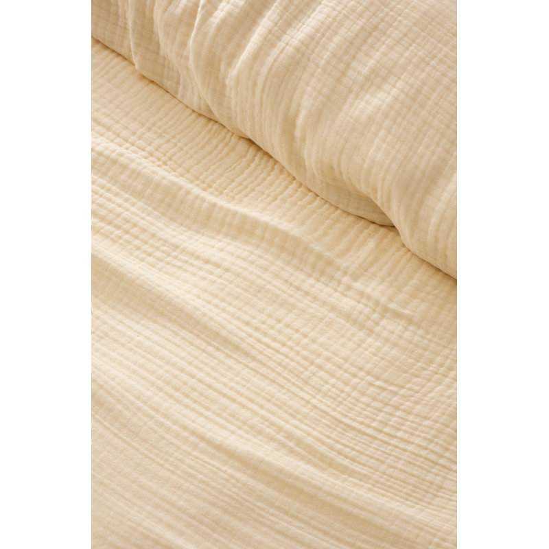 Luxury Ecru Double Bedspread, 86.6 x 98.4 inches | 100% Cotton, 4 Ply, Machine Washable (30-40°C) | Soft, Durable, and Breathable for Ultimate Comfort | Perfect for Elegant Bedroom Décor