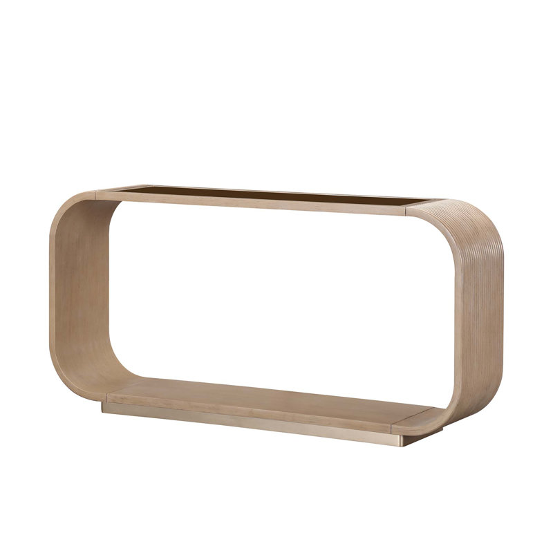 West Kensington Console Table, Medium Yellow Wood