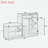 Stylish Shoe Cabine With 2 Doors, 3-tier Adjustable Shelves, Open Space, Hooks, Shoe Bench With 4 Open Shoe Racks And Removeble Cushion-581419389