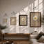 White Dahlia Study Botanical - Print-583055489-583055488