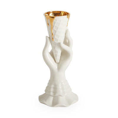 Vase doré I-Scream Muse