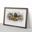 Lion, Tiger, Leopard and Jaguar by Oliver Goldsmith - Picture Frame Painting Print on MDF-55580686-55580684