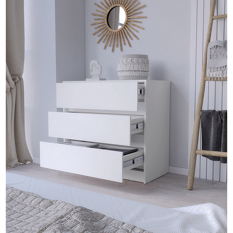 Commode décorative, Blanc