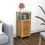 Jannat Solid Wood Linen Cabinet-321512648-321512650