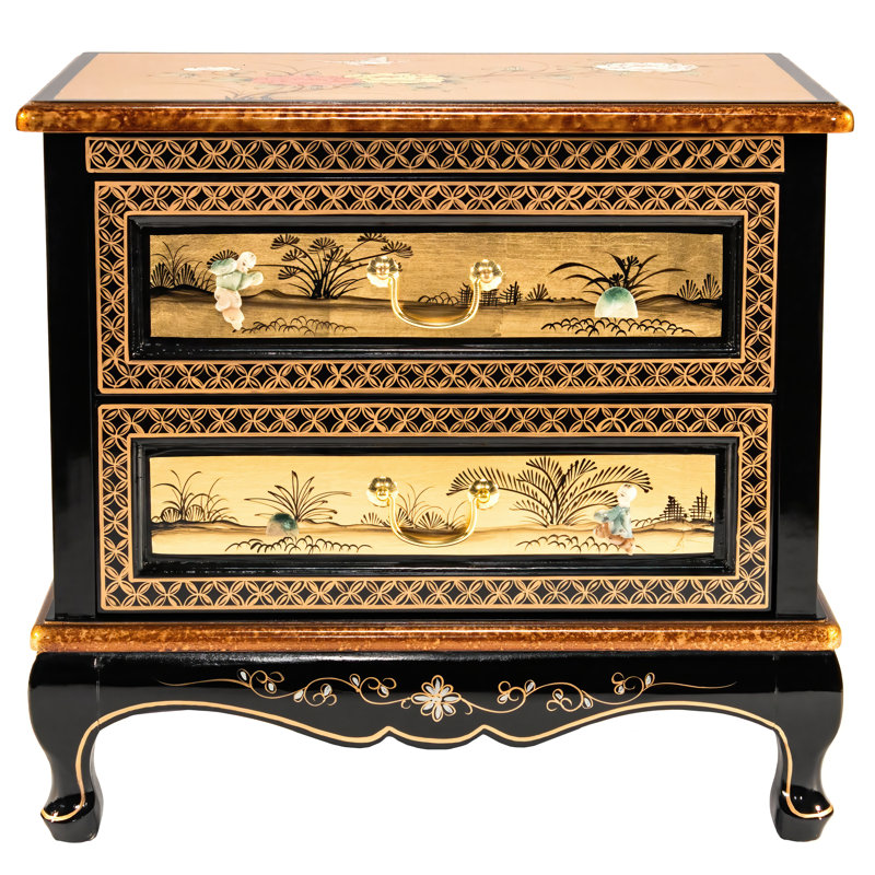 Commode décorative à 2 tiroirs Abigaelle