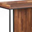 Walnut And Sandy Black 1-Drawer Writing Desk