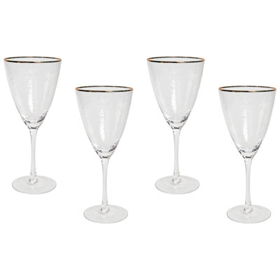 Algaba 380ml Handmade Red Wine Glass Set