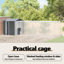 247cm Galvanised Steel Floor Bird Cage