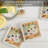 Iowa 4 Piece Tumbled Tile Coaster Set