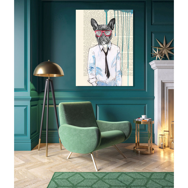 Boxer Gentleman by Matt Spencer - Print, 100cm H x 70cm W, Wrapped Canvas
