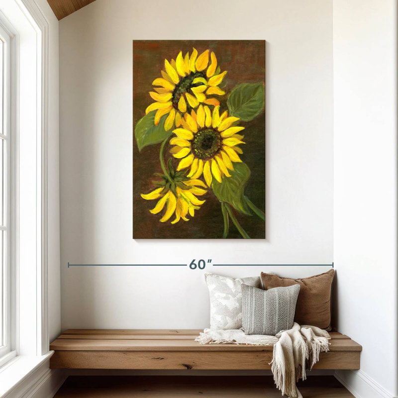 Harnek tournesols rustiques, H 45 po x l 30 po