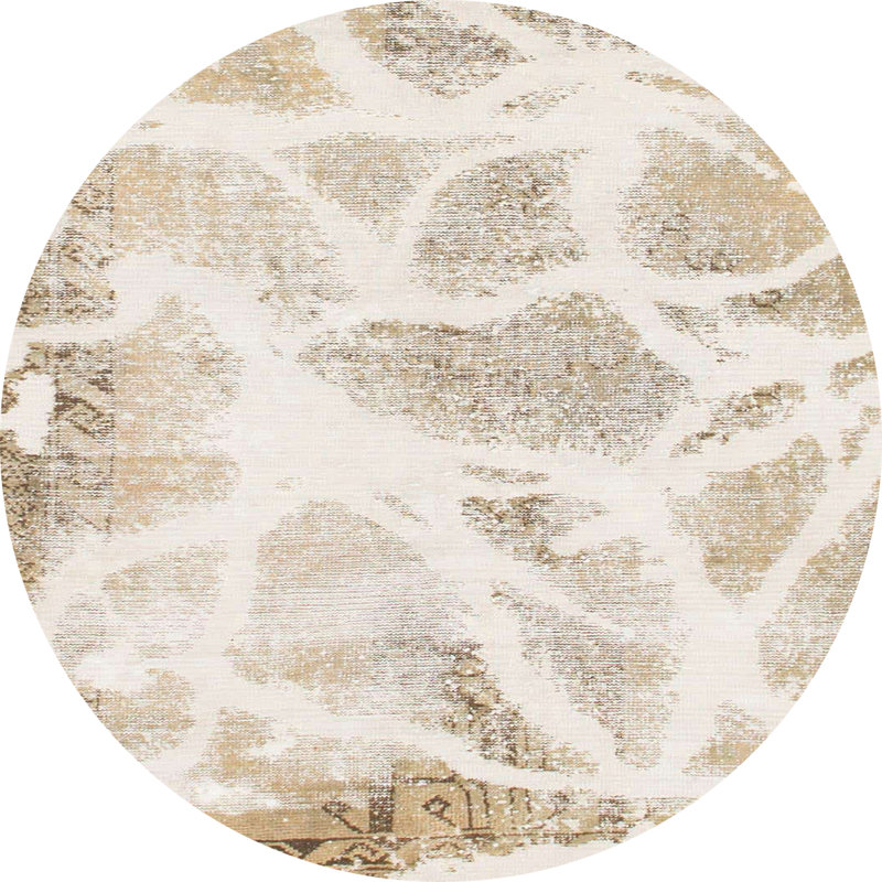 Abstract Indoor Rug, Round 5'