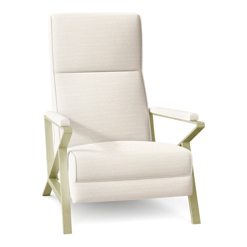 Infinity 28.25" Wide Manual Standard Recliner, Brushed Brass, Perigold In The Loop Sea Salt