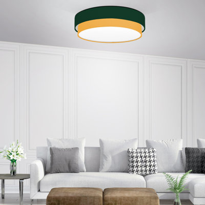 Avory Fabric Flush Mount