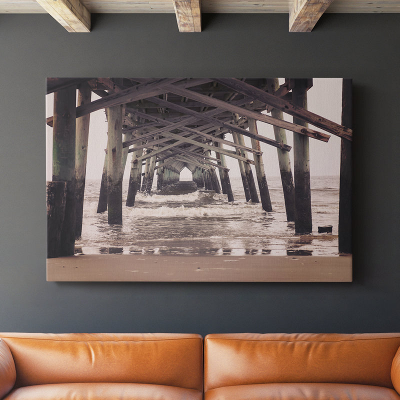 Under the Boardwalk -Gallery Wraraped Cavas, H 12 po x l 18 po