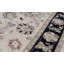 Tapis ivoire et noir noué à la main de haute qualité