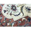 Tapis orange de haute qualité noué à la main