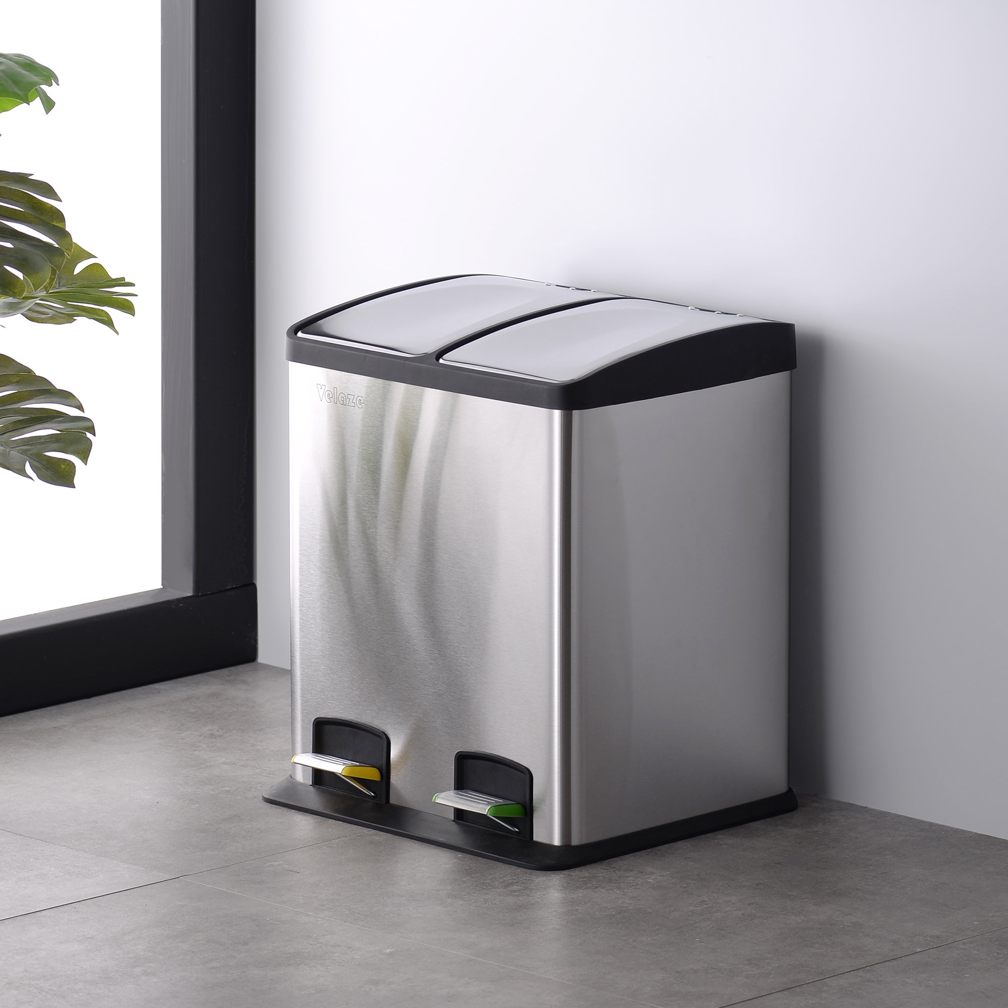 Velaze Polvo 6Gallon Trash Can Wayfair Canada