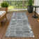 Machine Washable Indoor/Outdoor Molewski ACN2349 Abstract Rug