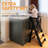 35.4'' Foldable Adjustable Toddler Stool with Safety Rail, Kids Wooden Learning Tower-951429377