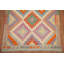 Tapis géométrique réversible en laine 5 x 7