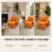 Compact Accent Chair for Small Spaces – Modern Low Seat Armchair with Soft Upholstery-349139917