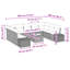 289cm Wide Patio Sofa with Cushions