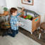 Banc de rangement pour jouets Mid-Century