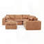 Canapé modulaire en L avec repose-pieds Modular Boucle-1204070981