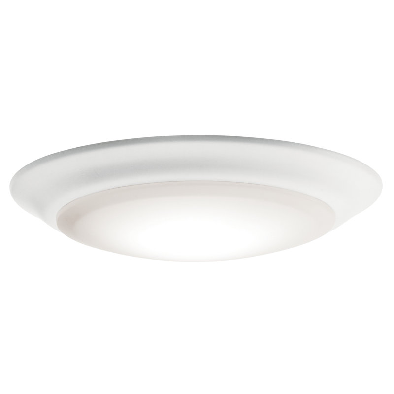 Plafonnier encastré 1 lumière à DEL Januka, H 1,25 po x l 7,5 po x P 7,5 po