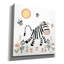 «Epic Graffiti» «Baby Zebra» par Farida Zaman, art mural sur toile