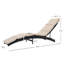 Chaise longue inclinable longue de 60,4 po avec coussins Ansgard