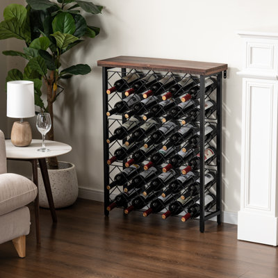 Nysa Freestanding 42-Bottle 750ml White Wine Rack
