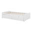 Lit plateforme simple en bois avec 2 tiroirs, lit plateforme en bois-1457848061