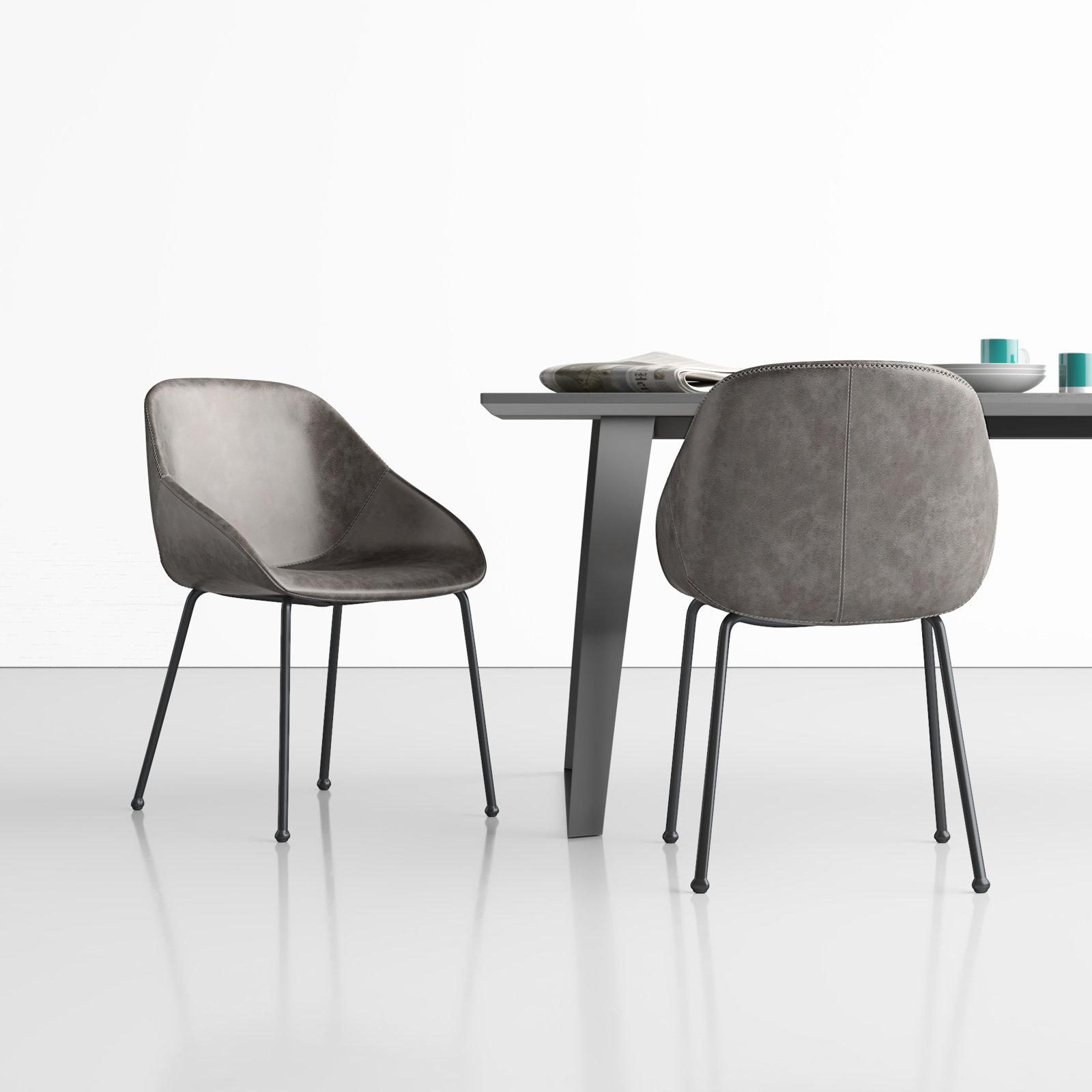 Garner Dining Chair, Gray