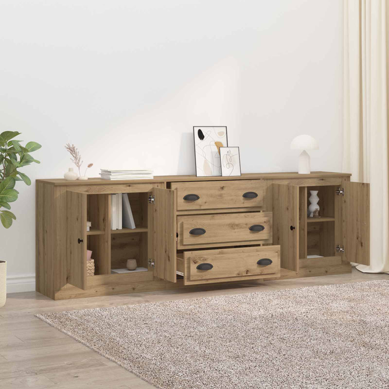 210cm Sideboard, Artisan Oak