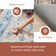 Davi Faded Traditional Spill Proof Machine Washable Area Rug