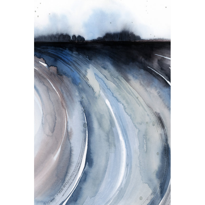 Geode Valley II by Grace Popp - Wrapped Canvas Painting, 46cm H x 30cm W