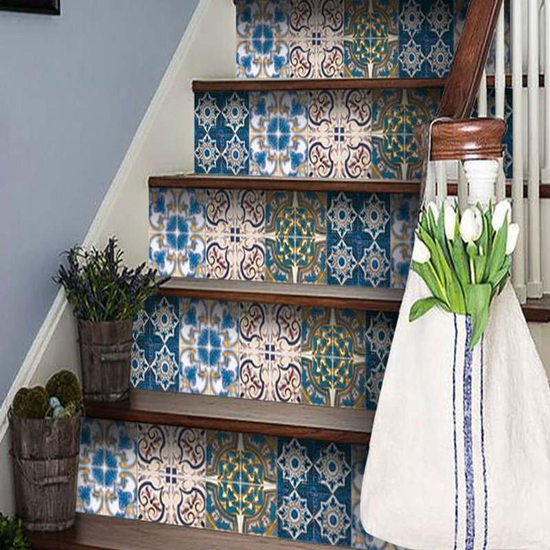 Carrelage mosaïque en vinyle Agean, H 4 po x l 4 po x P 0,1 po