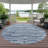 Machine Washable Indoor/Outdoor Chantille ACN2907 Striped Rug-724074940-724074887