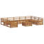 404cm Wide Patio Sectional Set