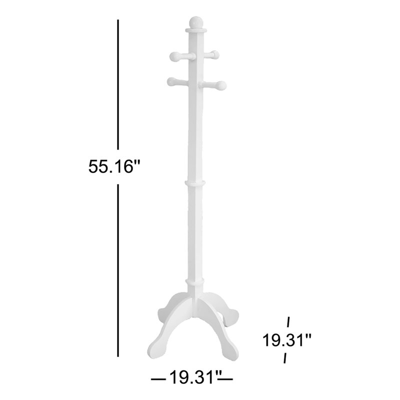 Waterbury Freestanding Coat Rack, Blue