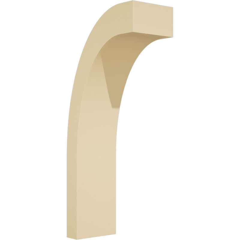 Attelle de genou en uréthane Standard Heritage Signature, brun clair apprêté, L 3 po x P 6 po x H 10 po