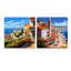 «Beautiful Scenery In Italy», ensemble de 2 peintures murales en acrylique en Italie-290418240