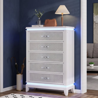 Commode 5 tiroirs Elmin